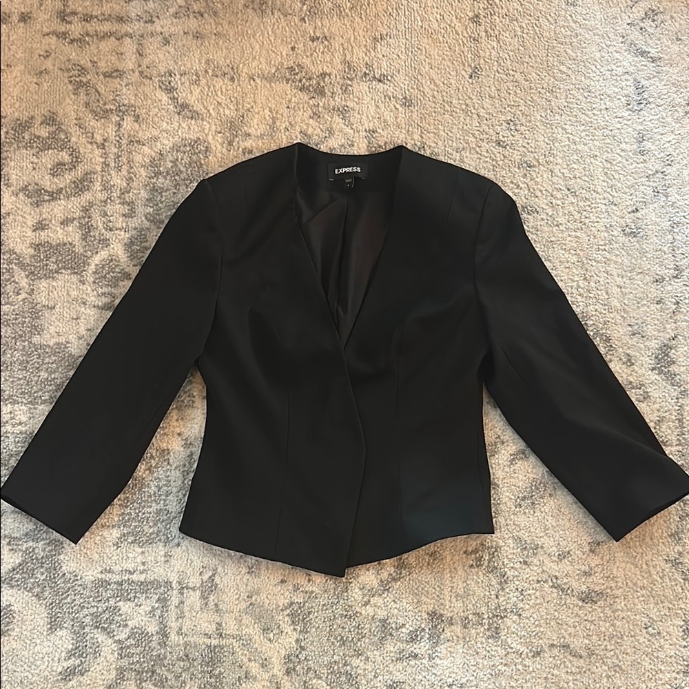 Express Black Tailored Blazer for Professional Wear